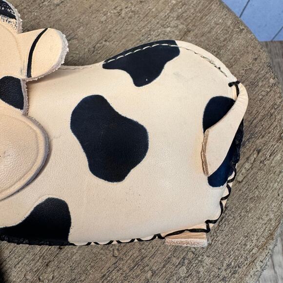 Genuine Leather Cow Wristlet Wallet Leather Coin Purse NEW FAST SHIP - Picture 4 of 9